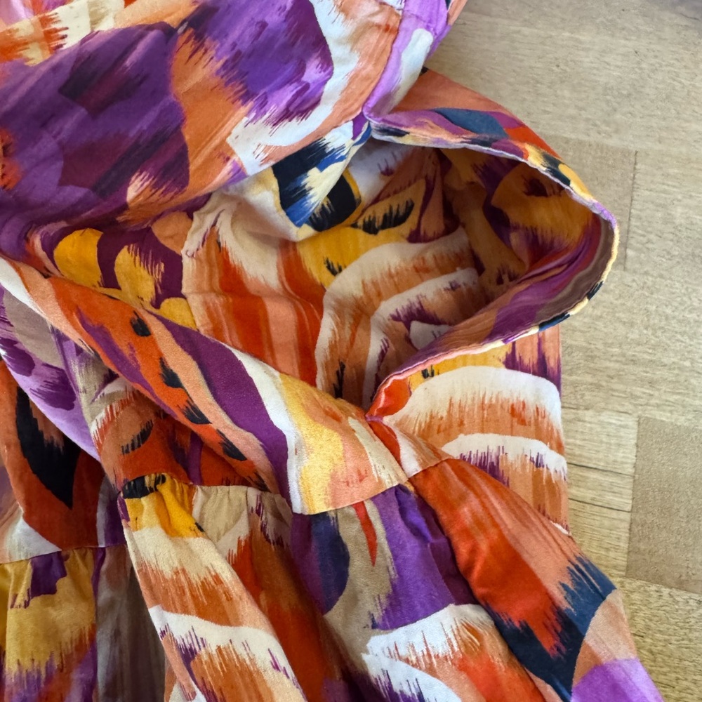 Chico's 50th anniversary paisley tiered Midi Dress - Picture 12 of 12